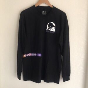 Taco Bell Foundation Men Black Long Sleeve Shirt Size M